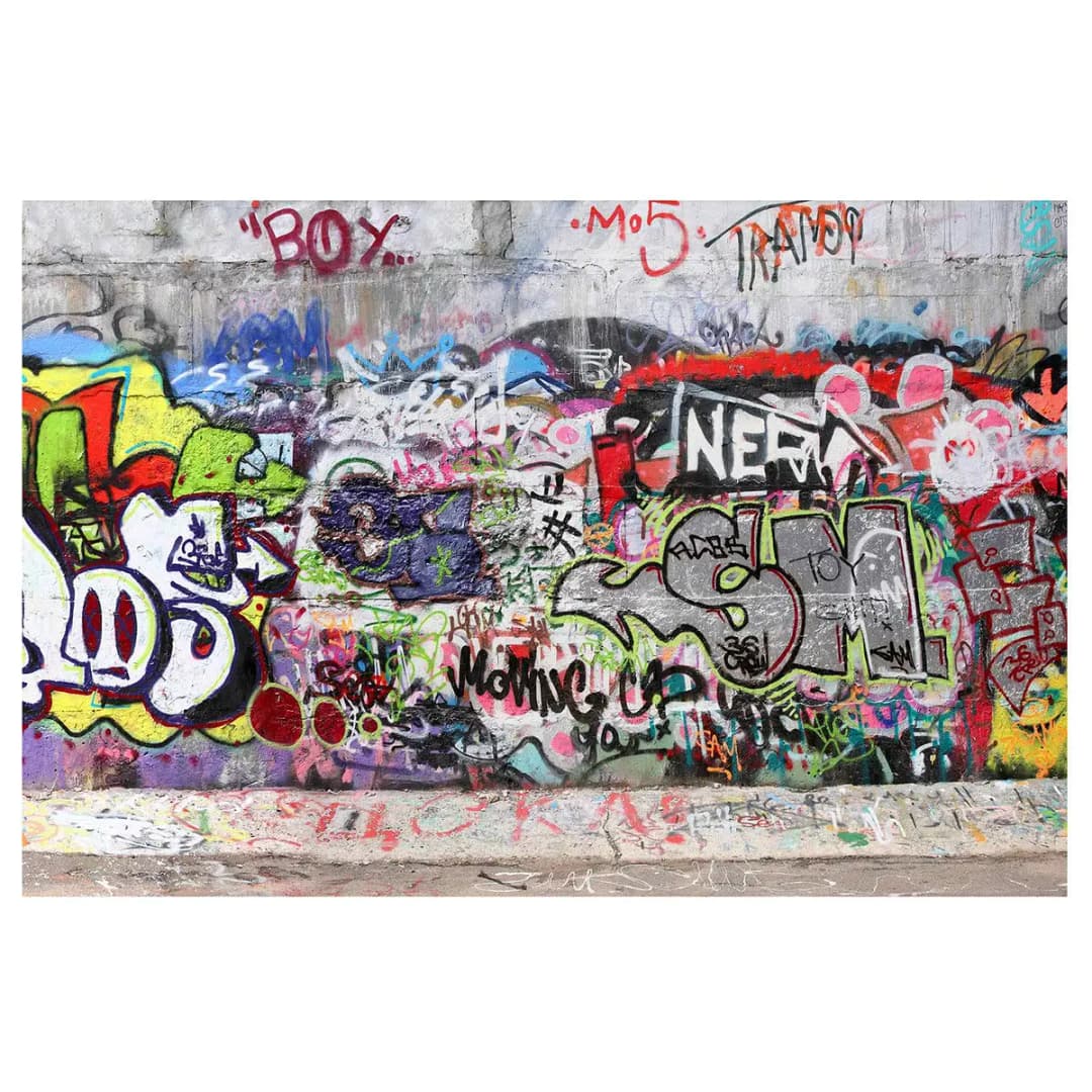 Vliestapete Graffiti | Mehrfarbig