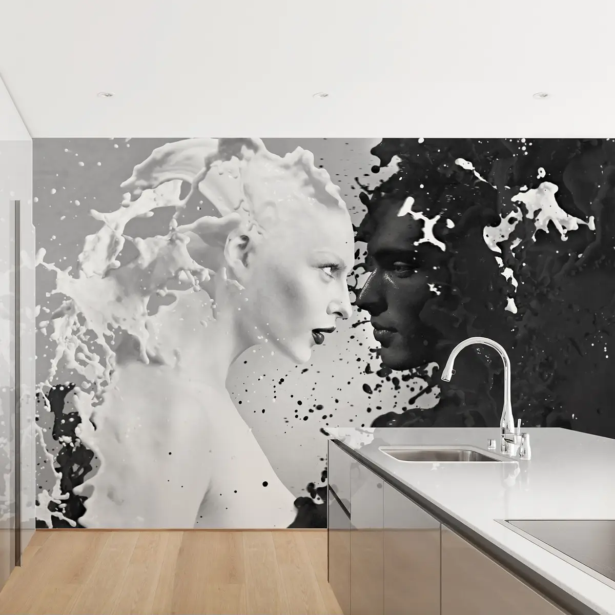 Vliestapete Milk & Coffee II | Mehrfarbig