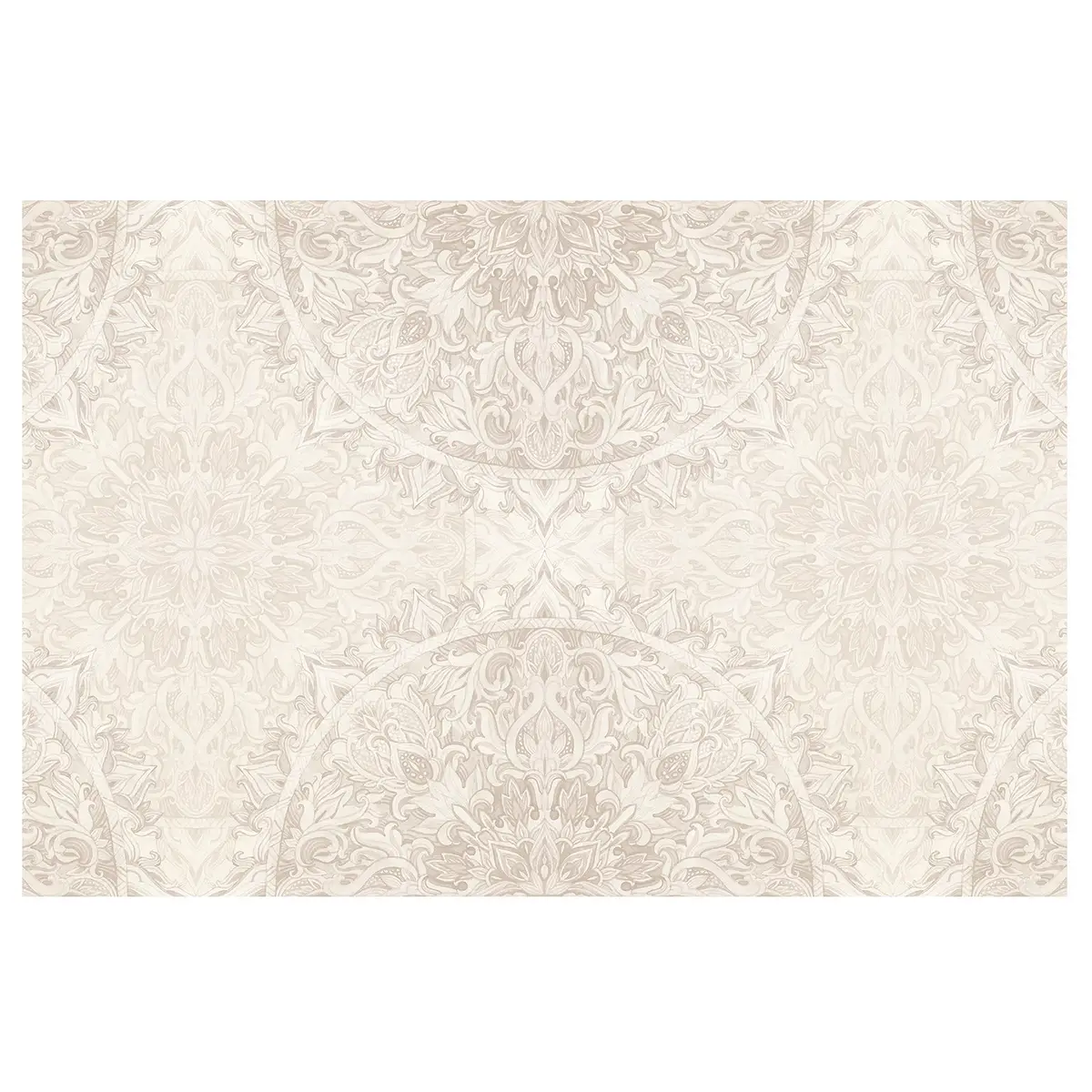 Vliestapete Mandala Aquarell II | Beige