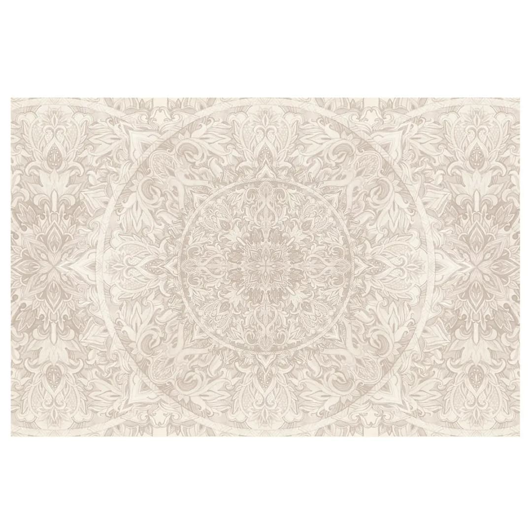 Vliestapete Mandala Aquarell I 384 x 255cm | Beige