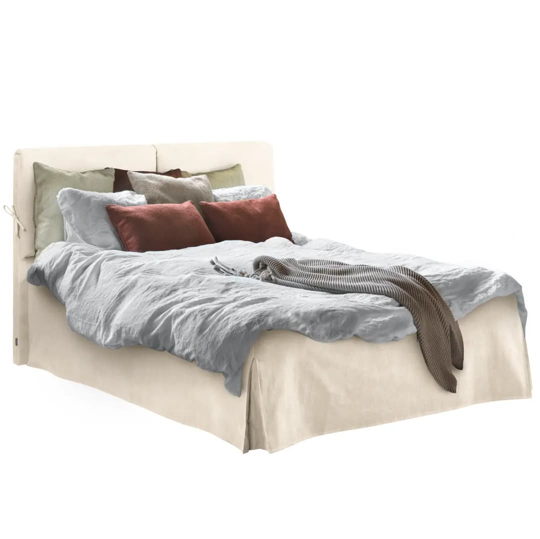 Polsterbett Nathan 140 x 200cm | Beige