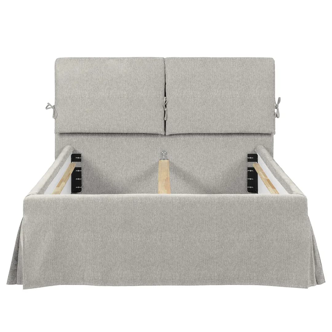 Polsterbett Nathan 180 x 200cm | Beige