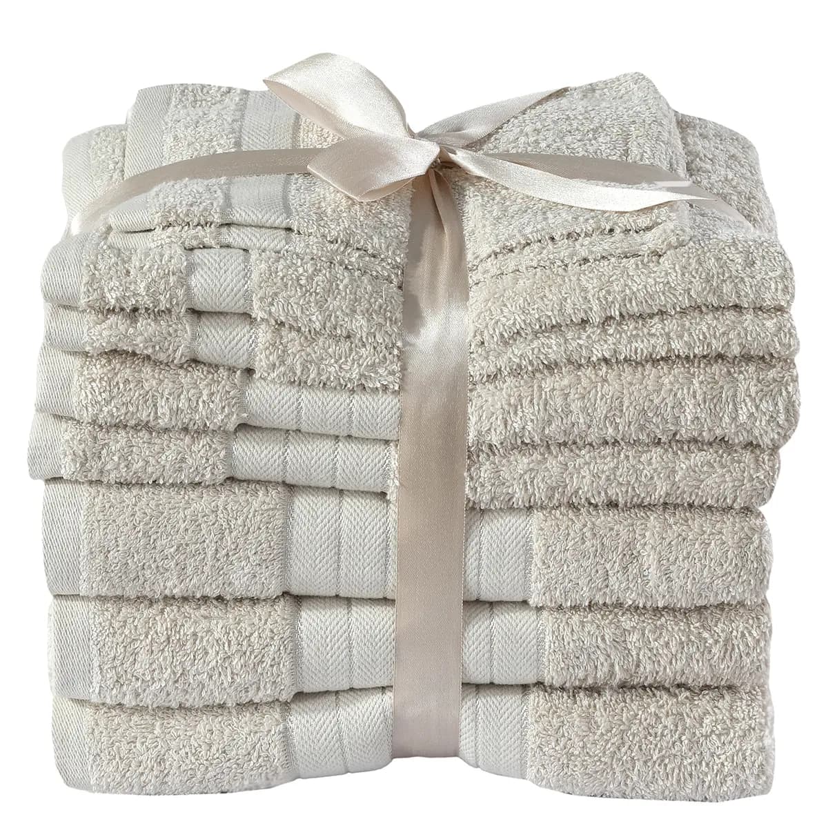 Handtuchset Brunswich 8-teilig Beige | Beige