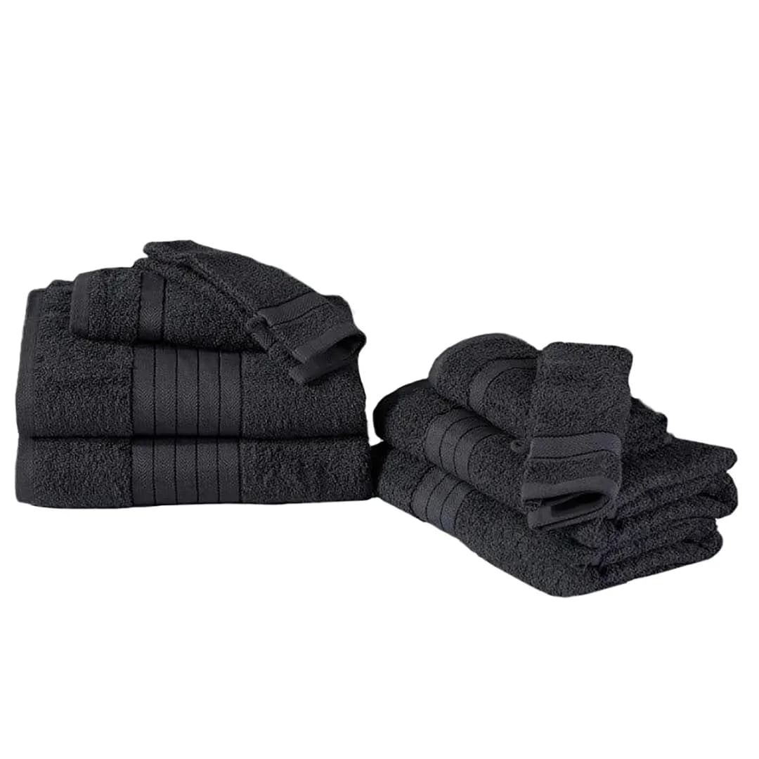 Handtuchset Brunswich 8-teilig Grau/Anthrazit | Grau
