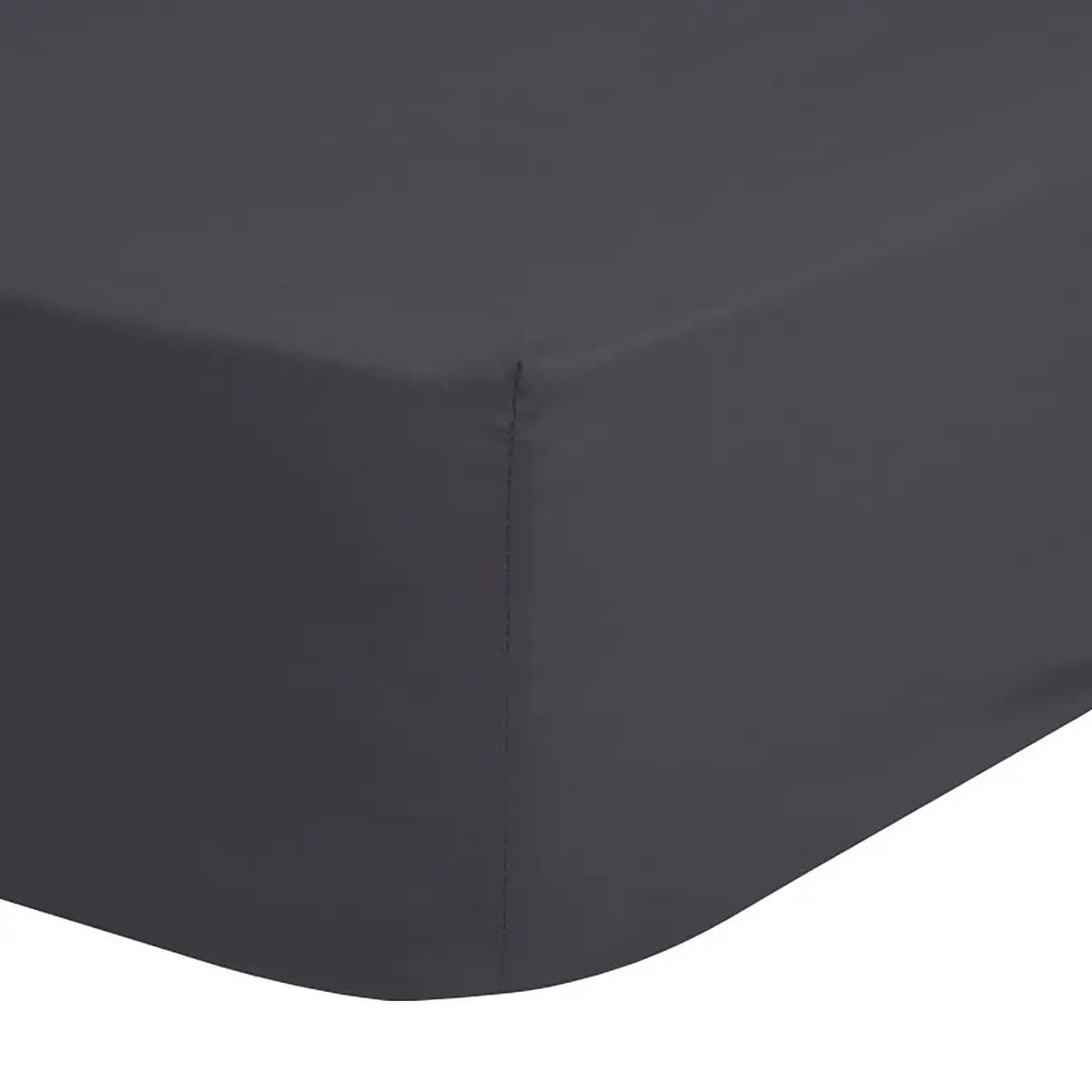 Spannbettlaken Jenny 140 x 200 cm Grau/Anthrazit | Grau