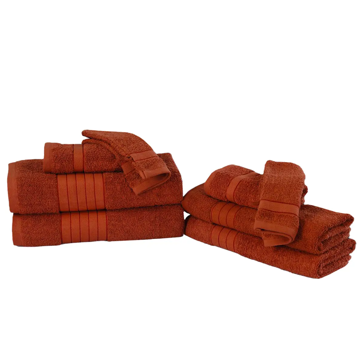 Handtuchset Brunswich 8-teilig | Braun