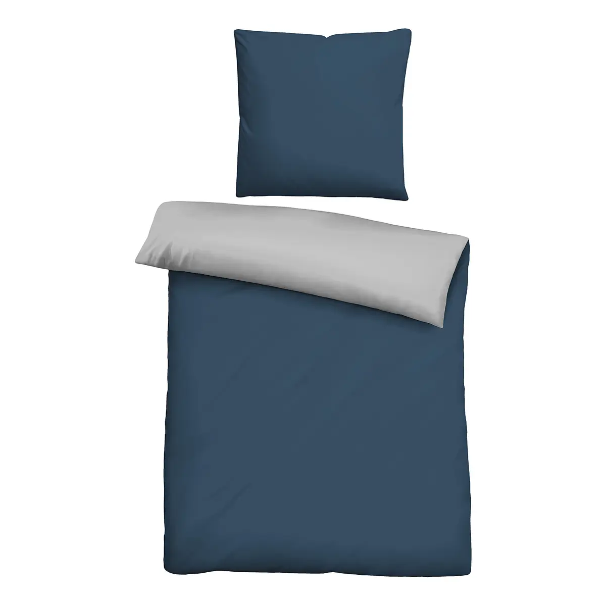 Microfaser Satin Bettwäsche 0560500 | Blau