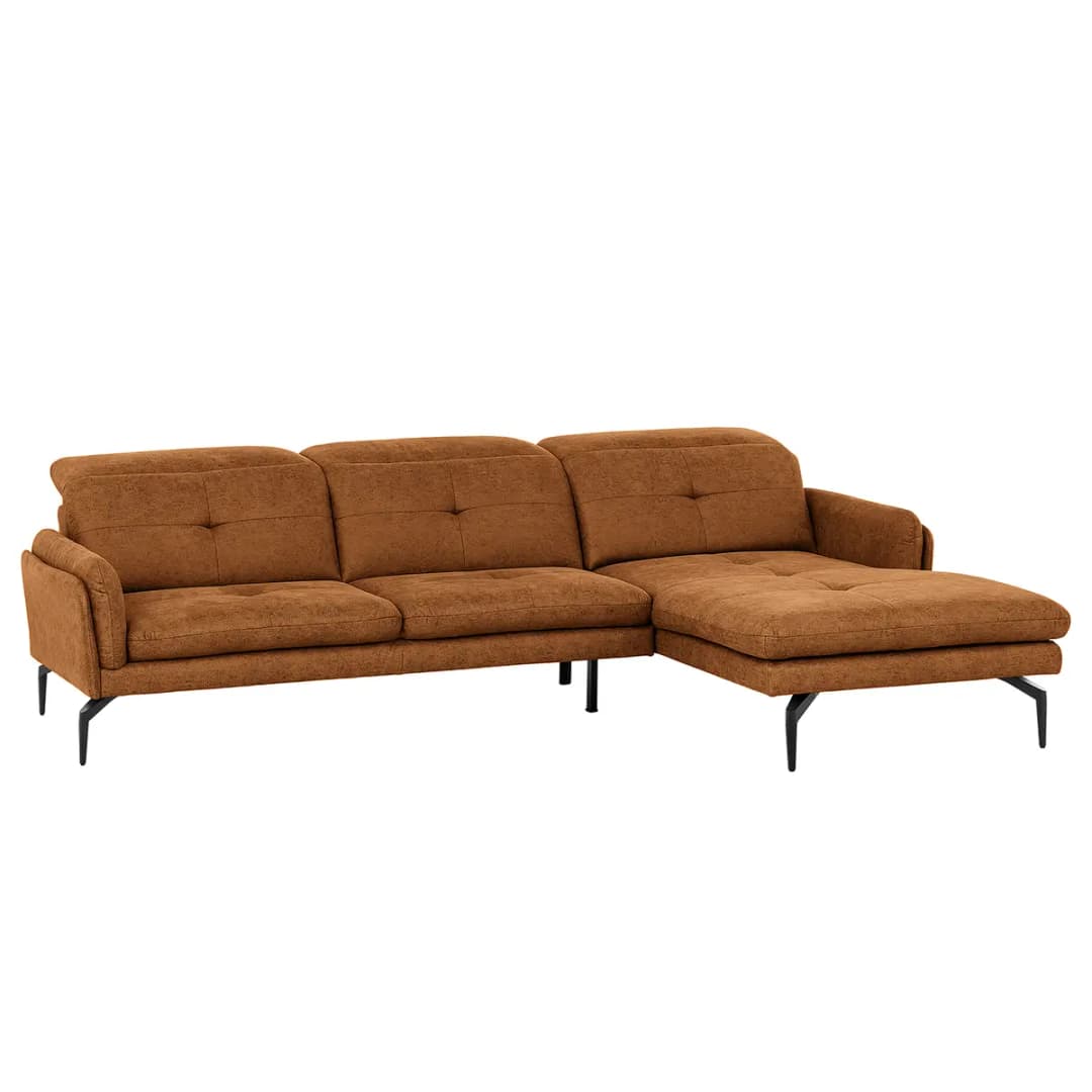 loftscape Ecksofa Bosley | Braun