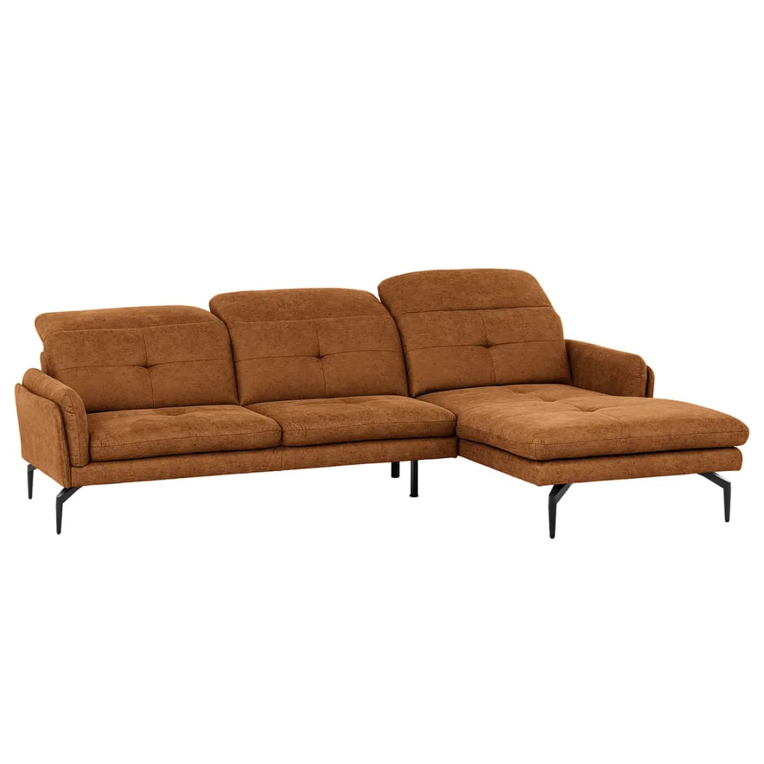 loftscape Ecksofa Bosley | Braun