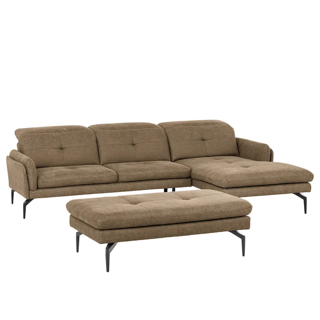 Ecksofa Bosley | Braun