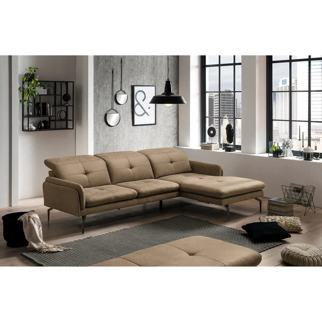 Ecksofa Bosley | Braun