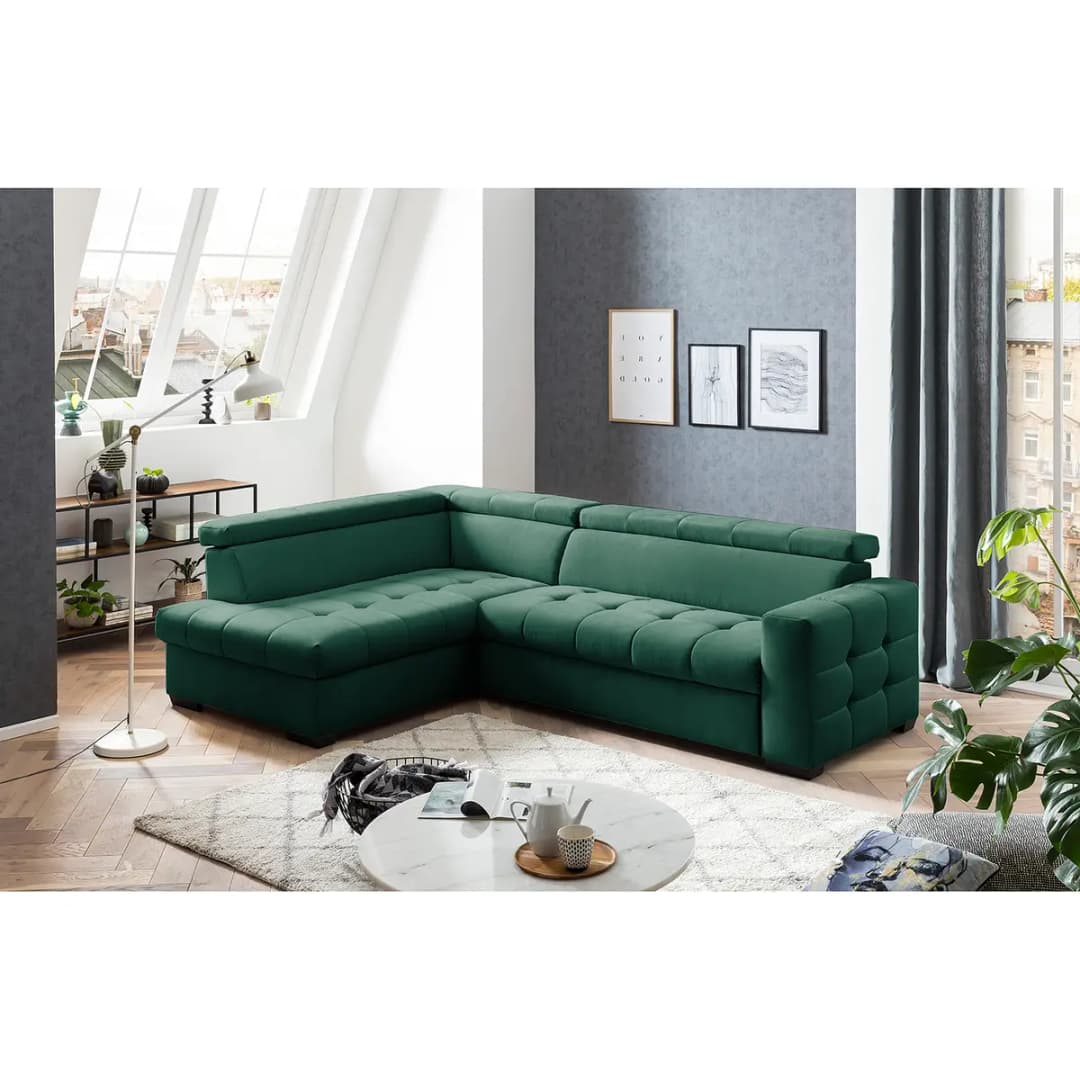 Ecksofa Eloise | Grün