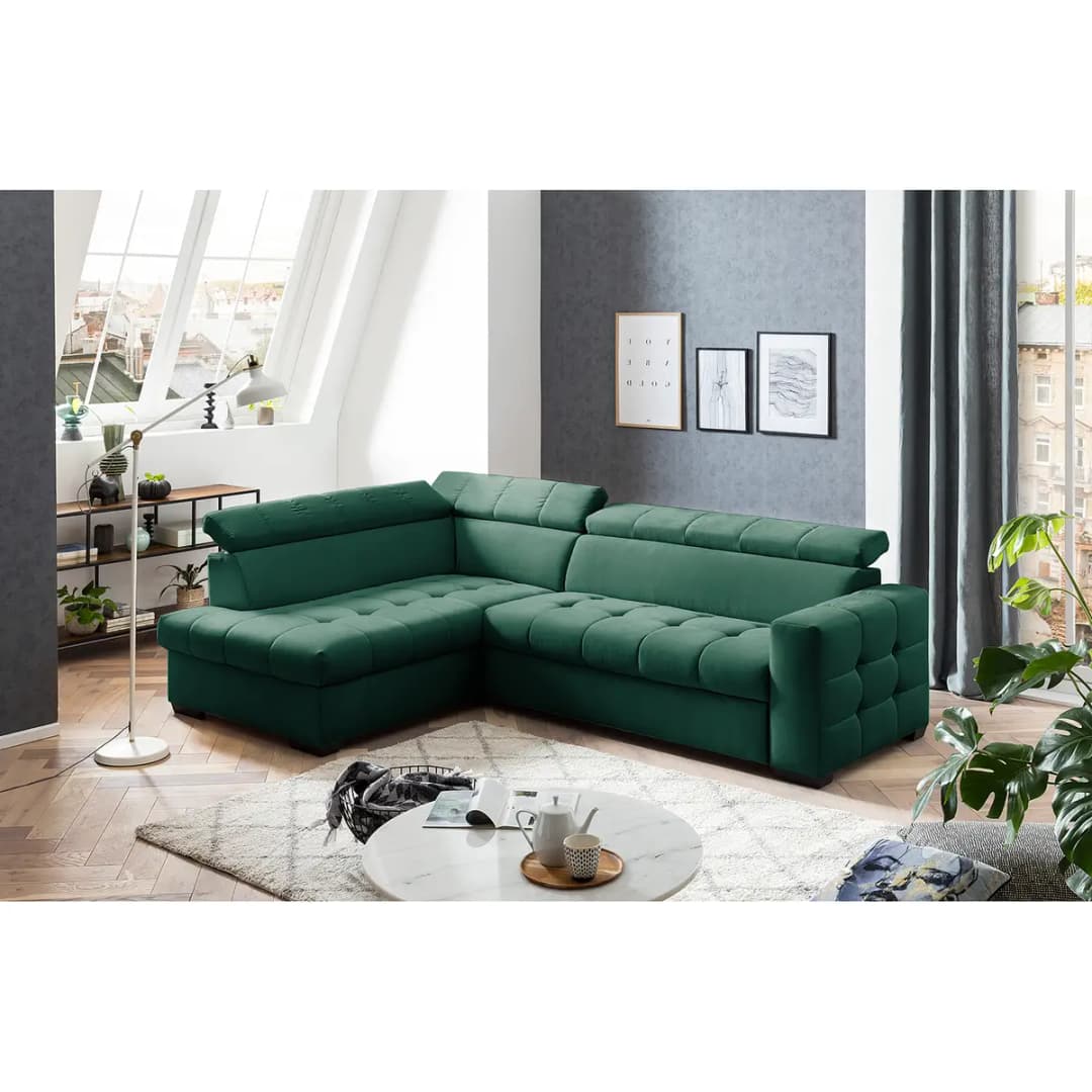 Ecksofa Eloise | Grün