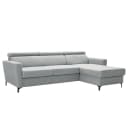 Ecksofa Landaff I Grau Webstoff Sioma | Grau