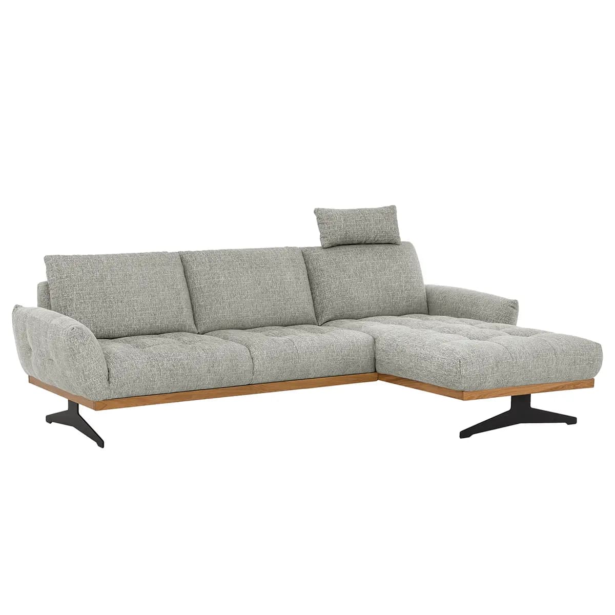Ecksofa Duston | Grau