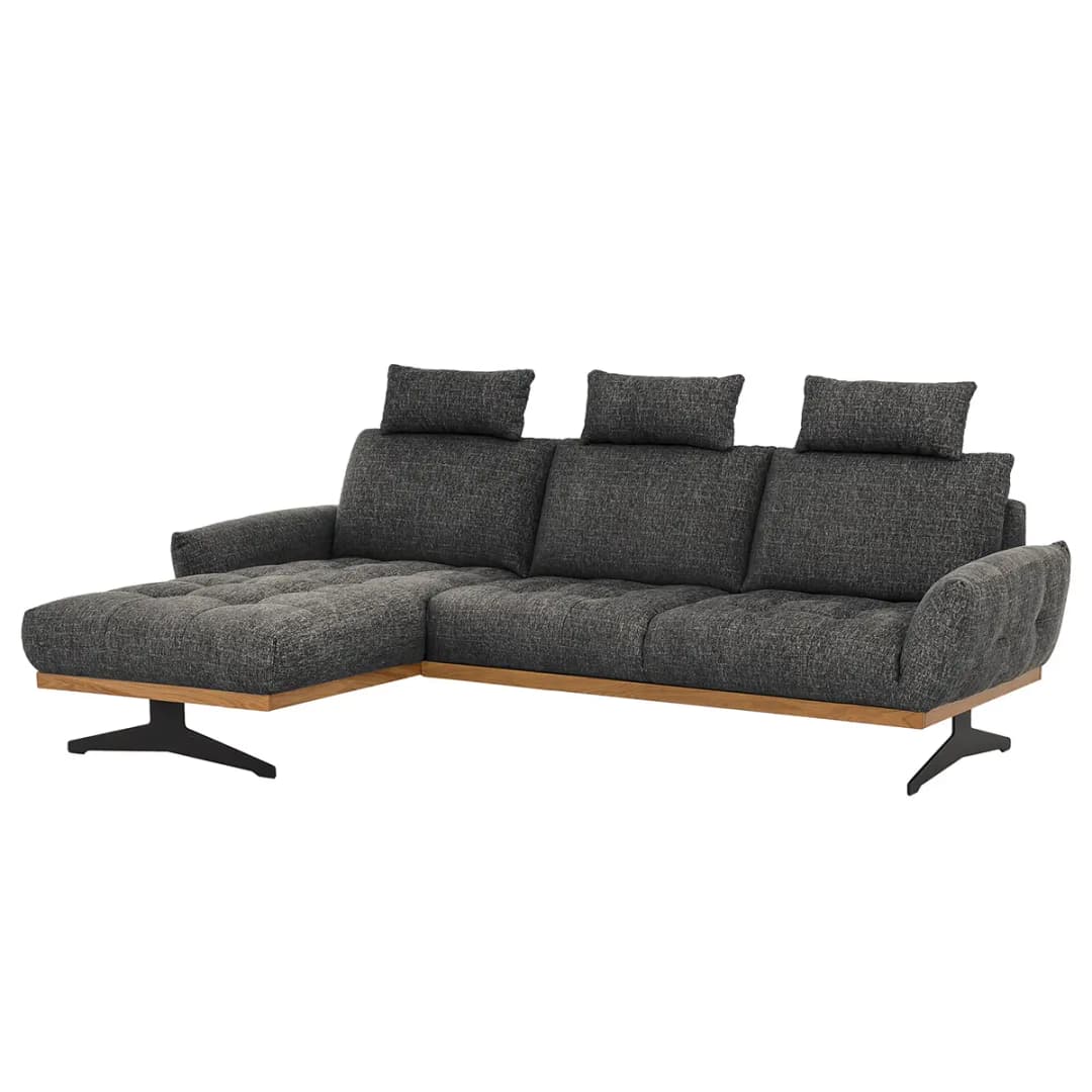 Ecksofa Duston | Grau