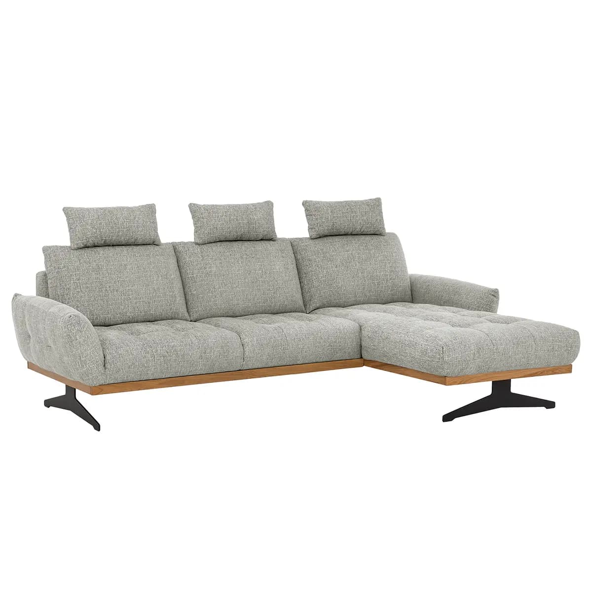 Ecksofa Duston | Grau