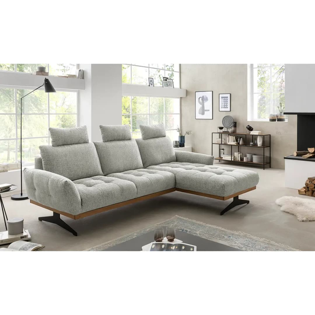 Ecksofa Duston | Grau