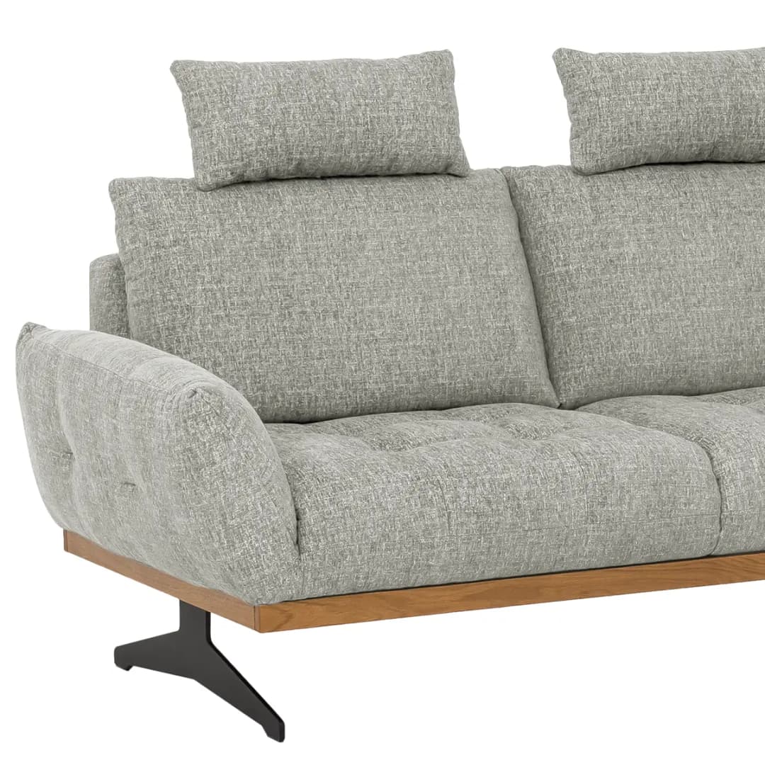 Ecksofa Duston | Grau