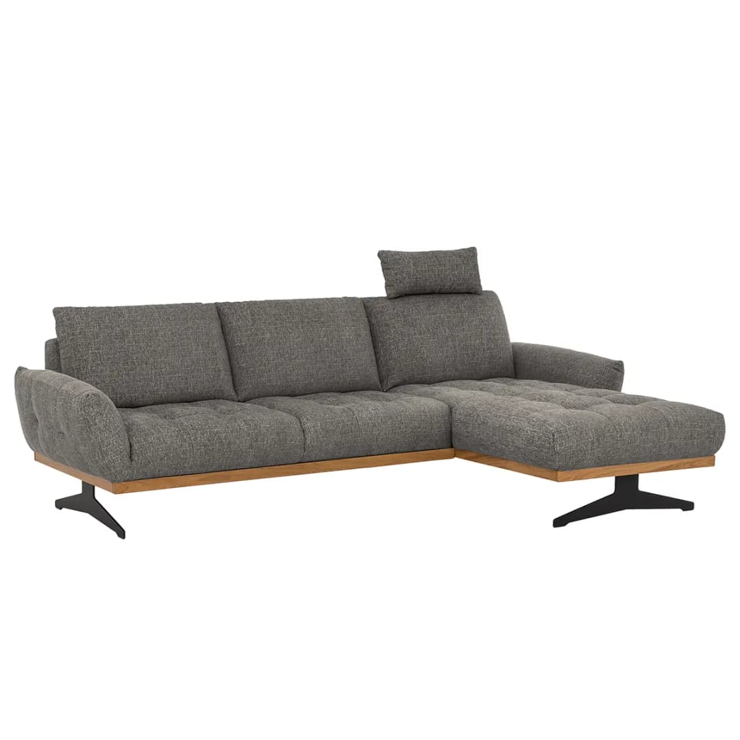 Ecksofa Duston | Grau