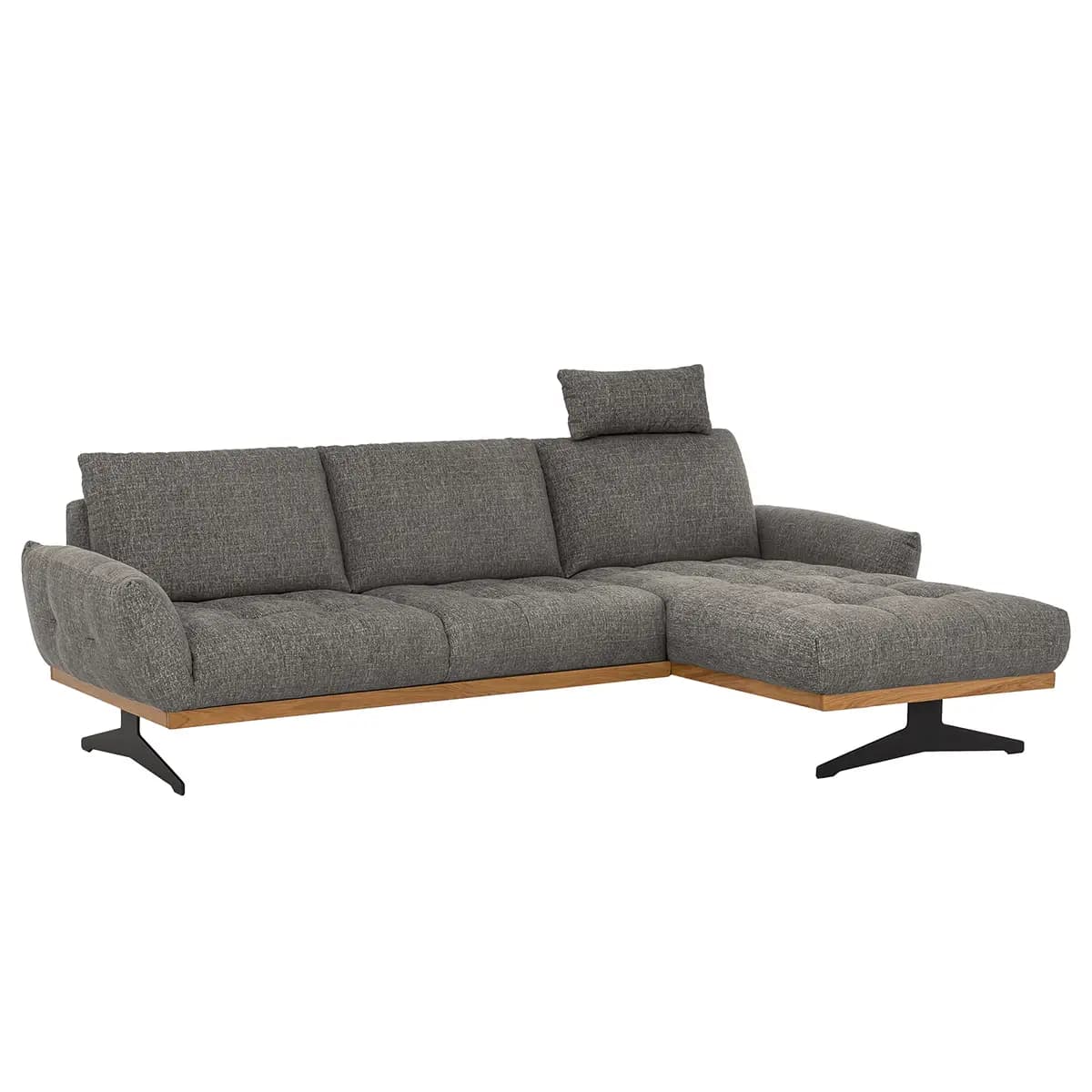 Ecksofa Duston | Grau