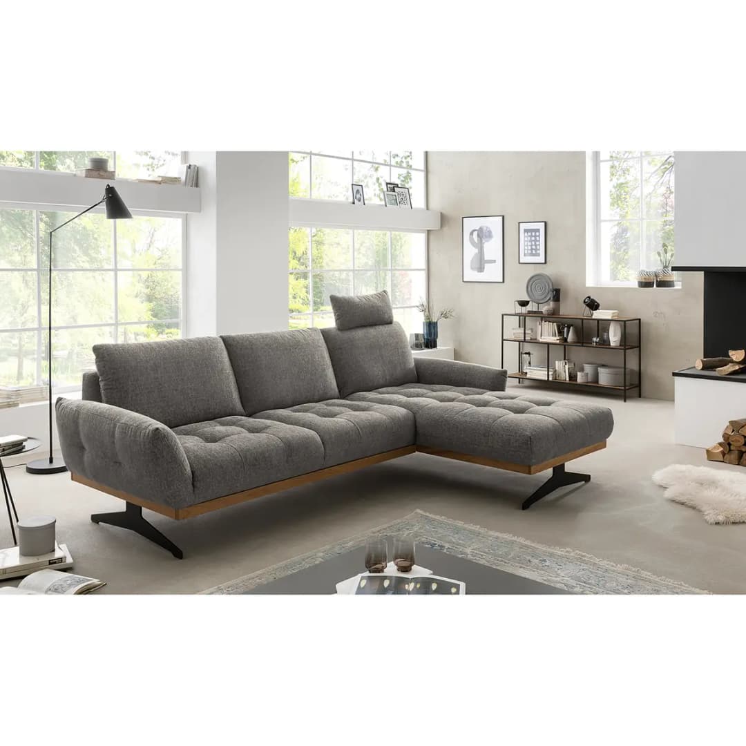 Ecksofa Duston | Grau