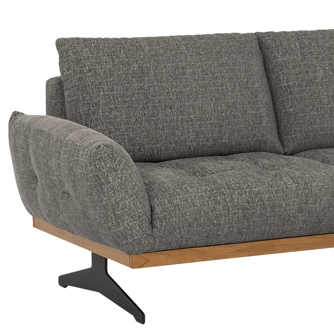 Ecksofa Duston | Grau