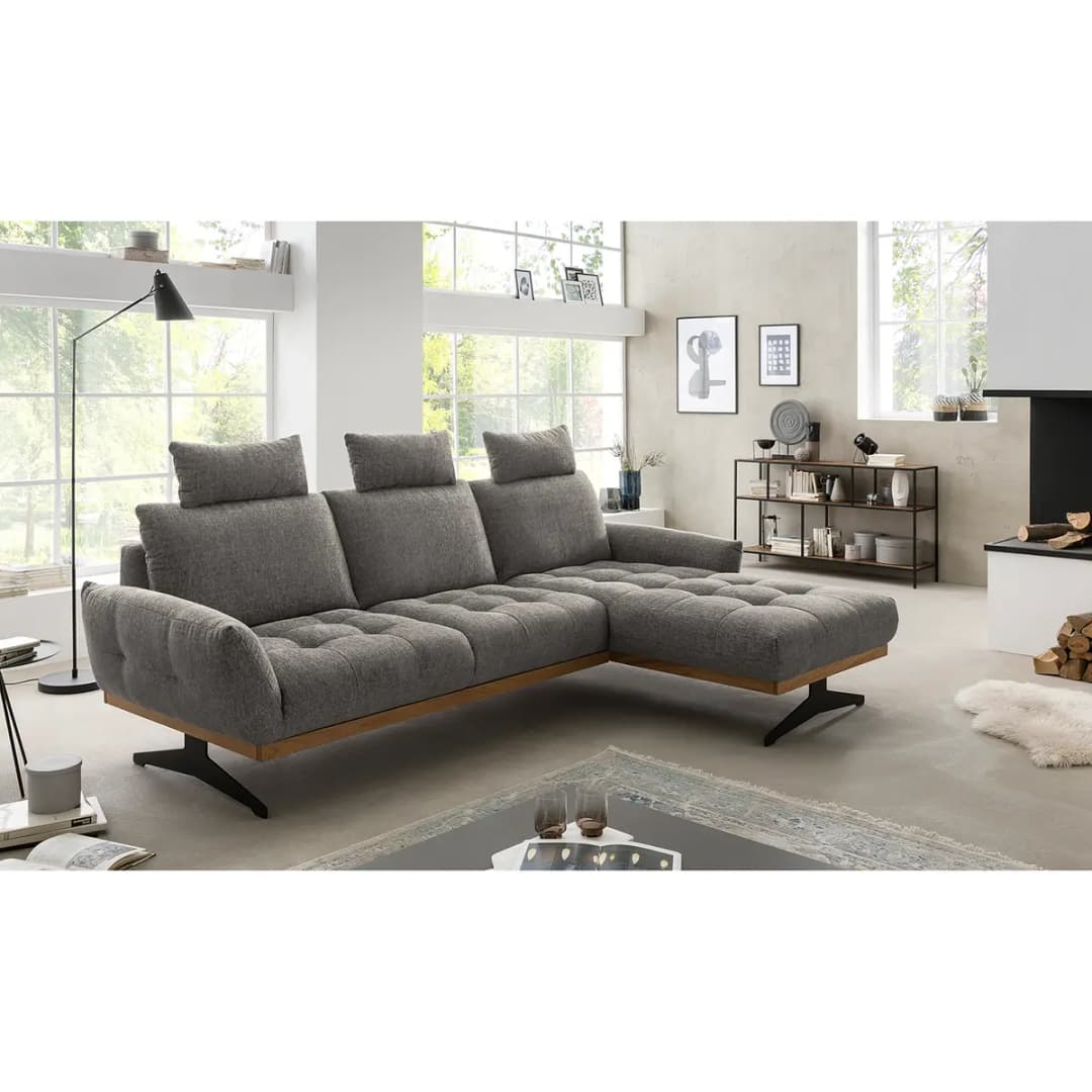 Ecksofa Duston | Grau