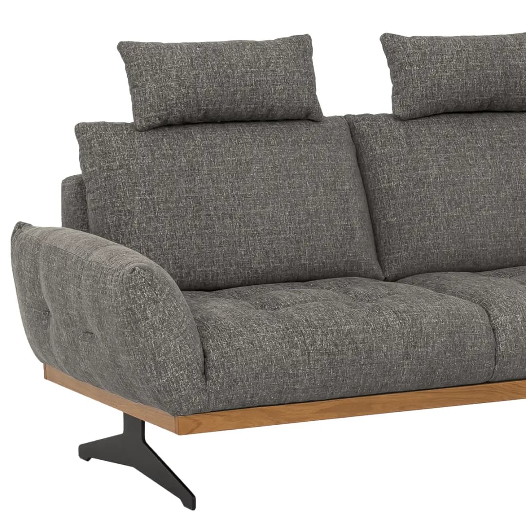 Ecksofa Duston | Grau