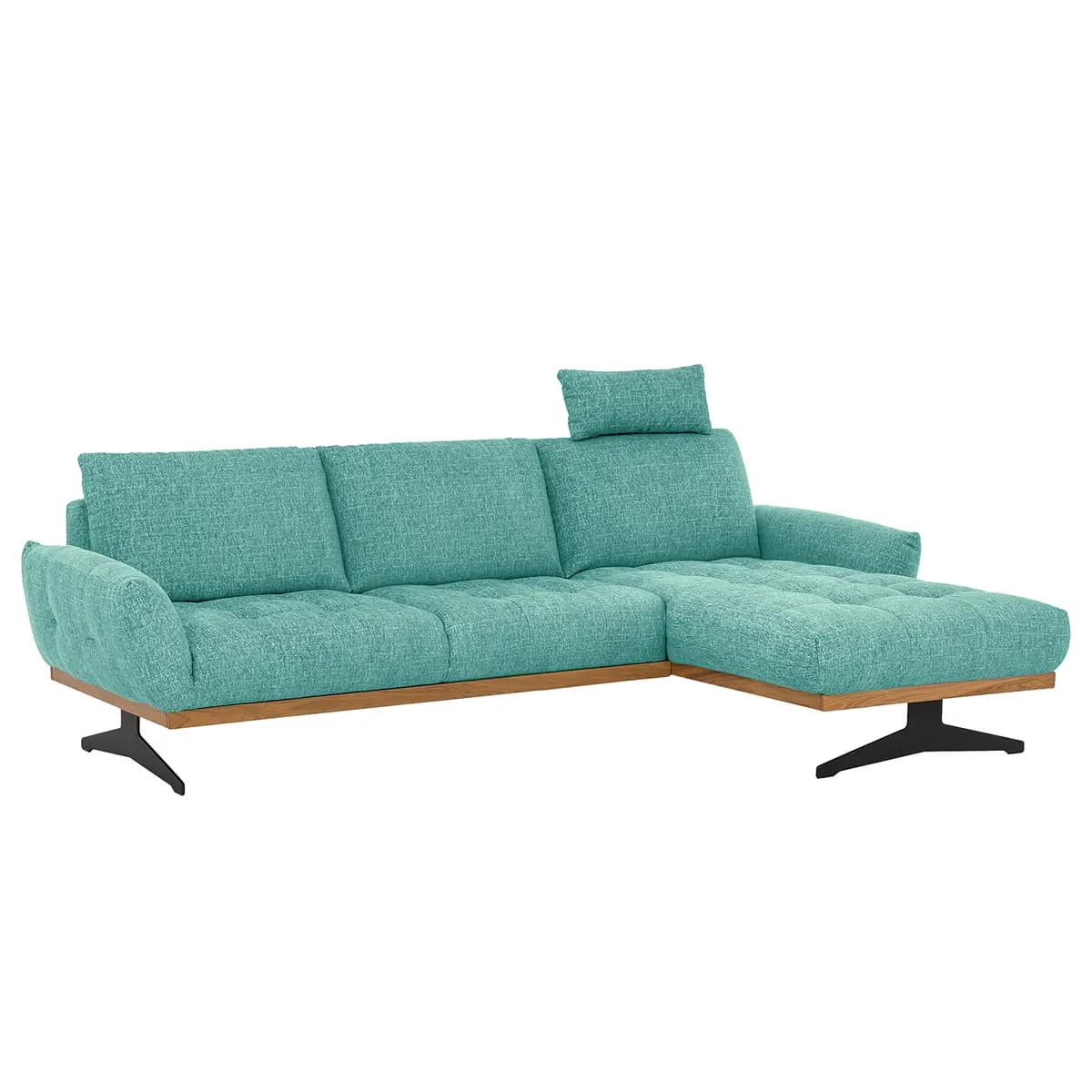 Ecksofa Duston | Blau