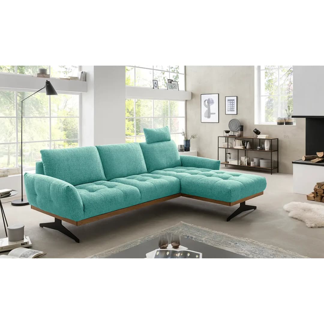 Ecksofa Duston | Blau