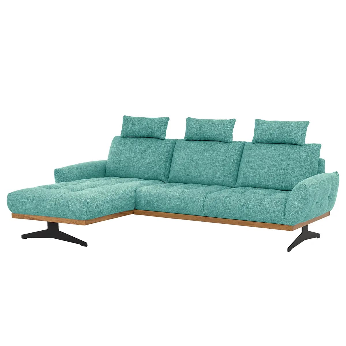 Ecksofa Duston | Blau