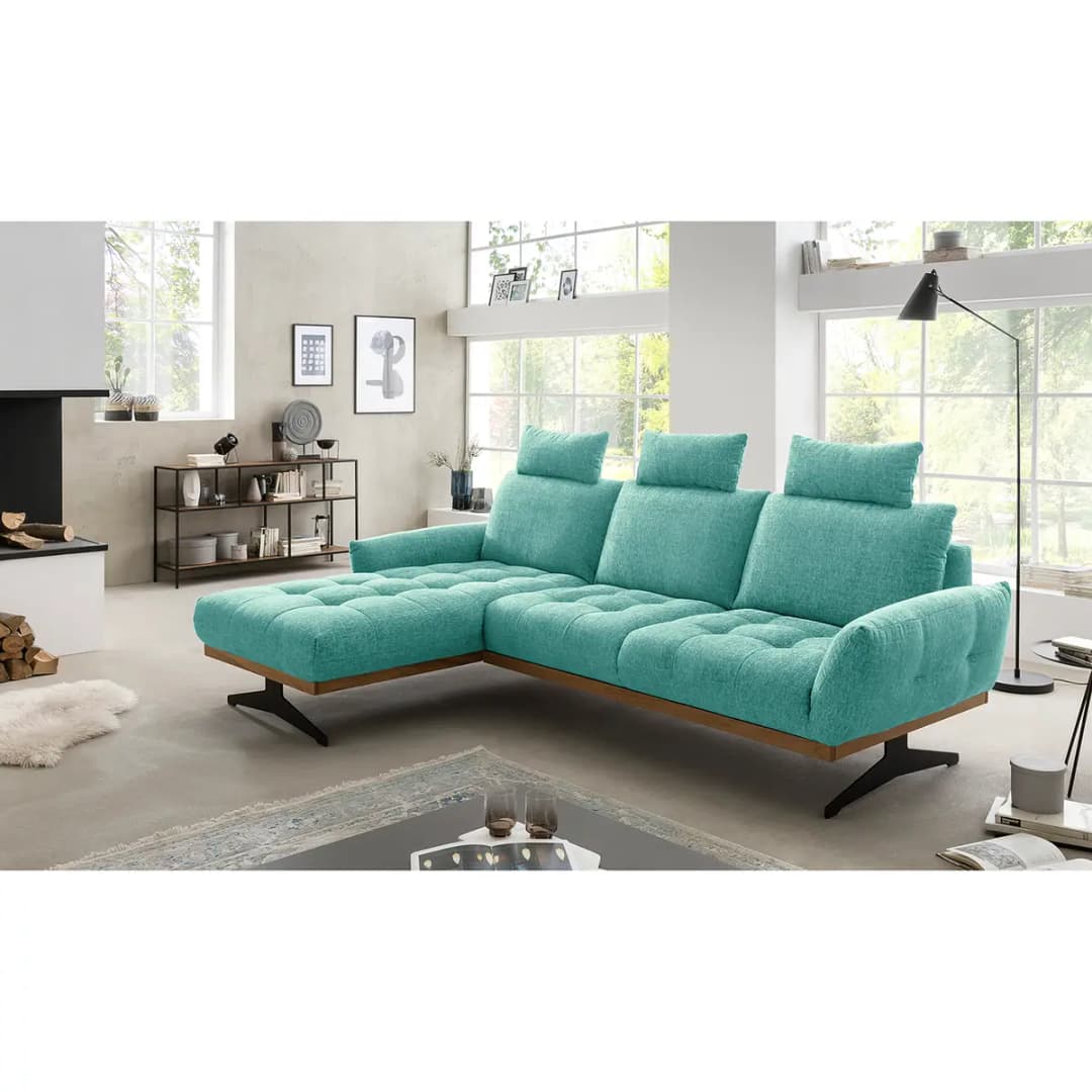 Ecksofa Duston | Blau