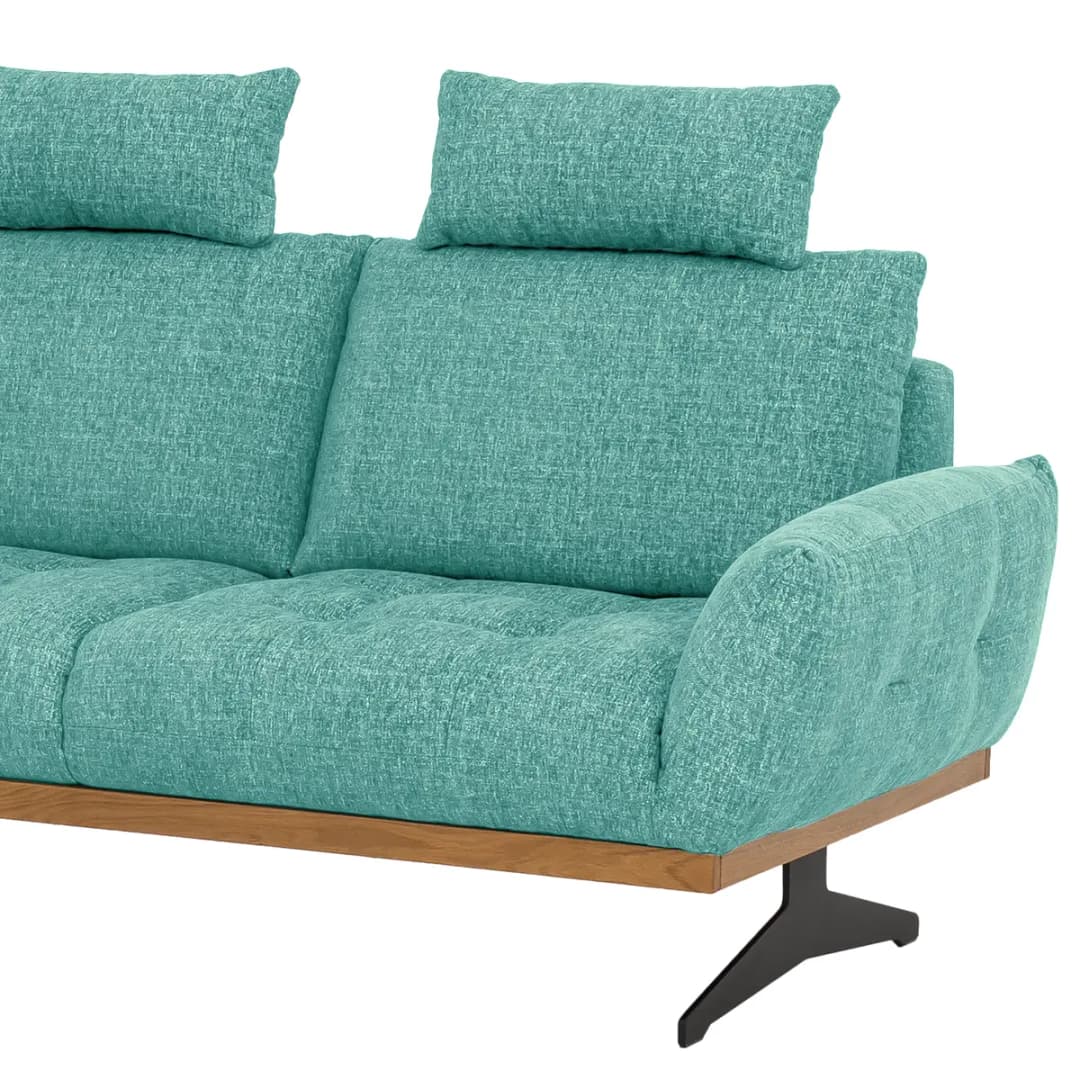 Ecksofa Duston | Blau
