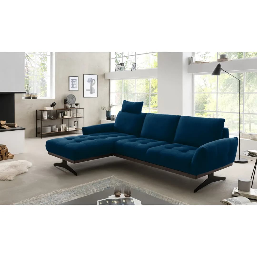 Ecksofa Duston | Blau
