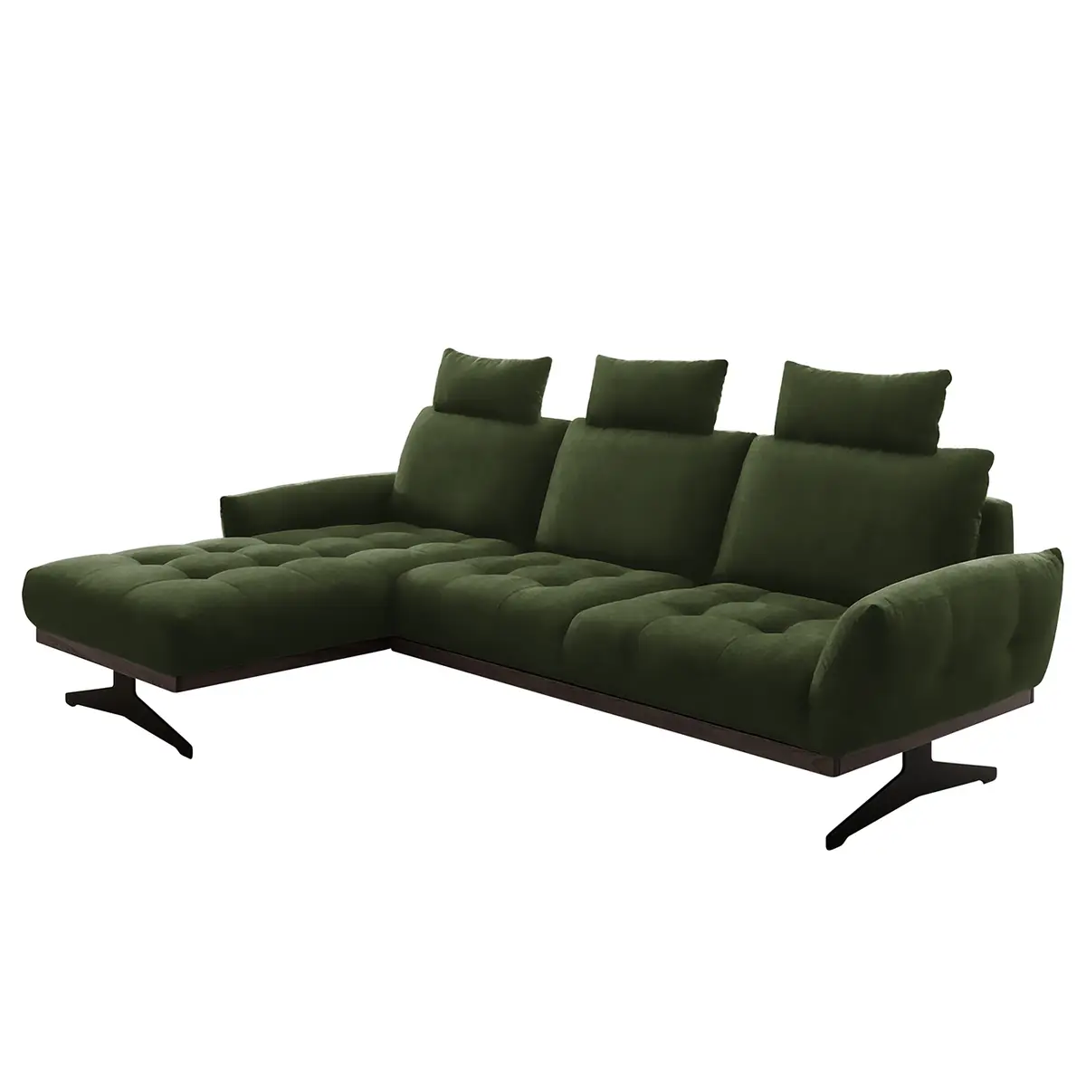 Ecksofa Duston | Grün