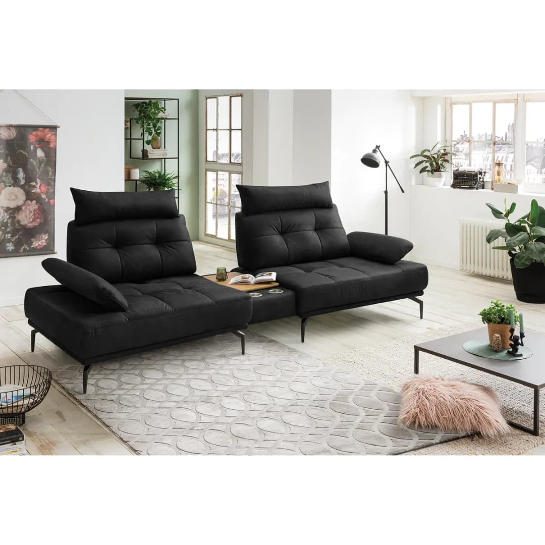 Bigsofa Linville | Schwarz