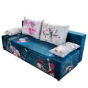 Schlafsofa Gabun | Blau