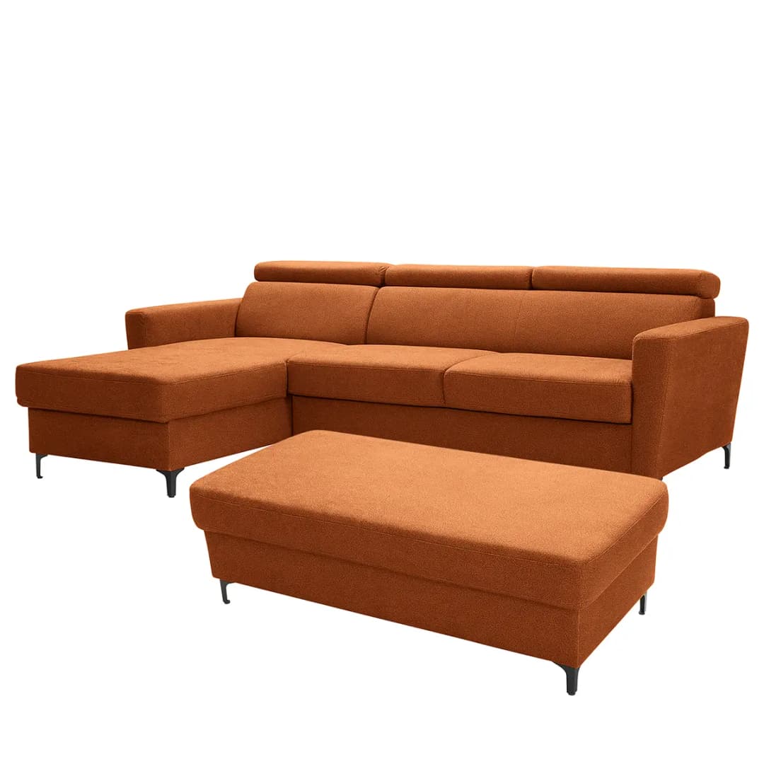 Ecksofa Landaff | Orange