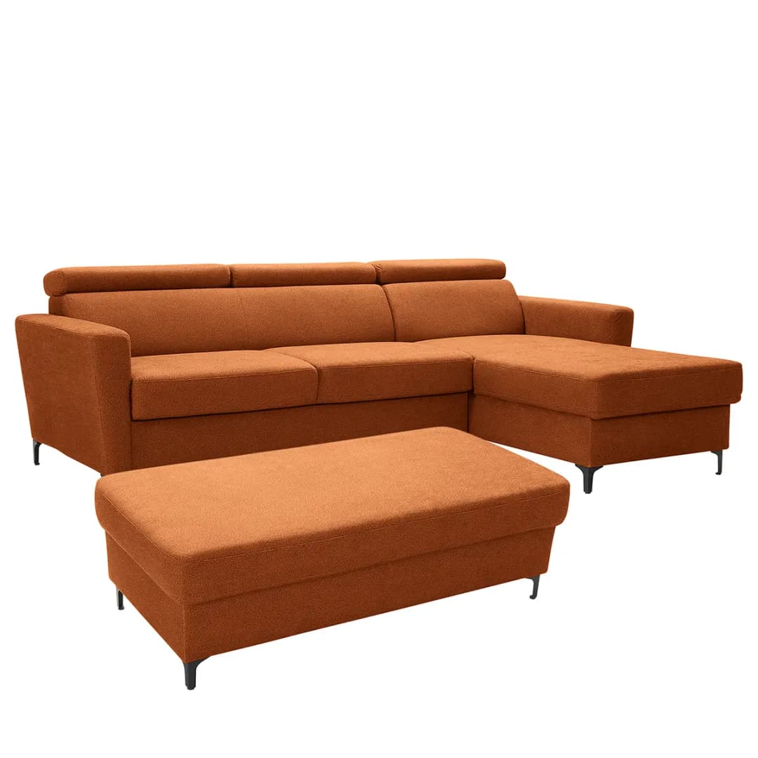 Ecksofa Landaff | Orange