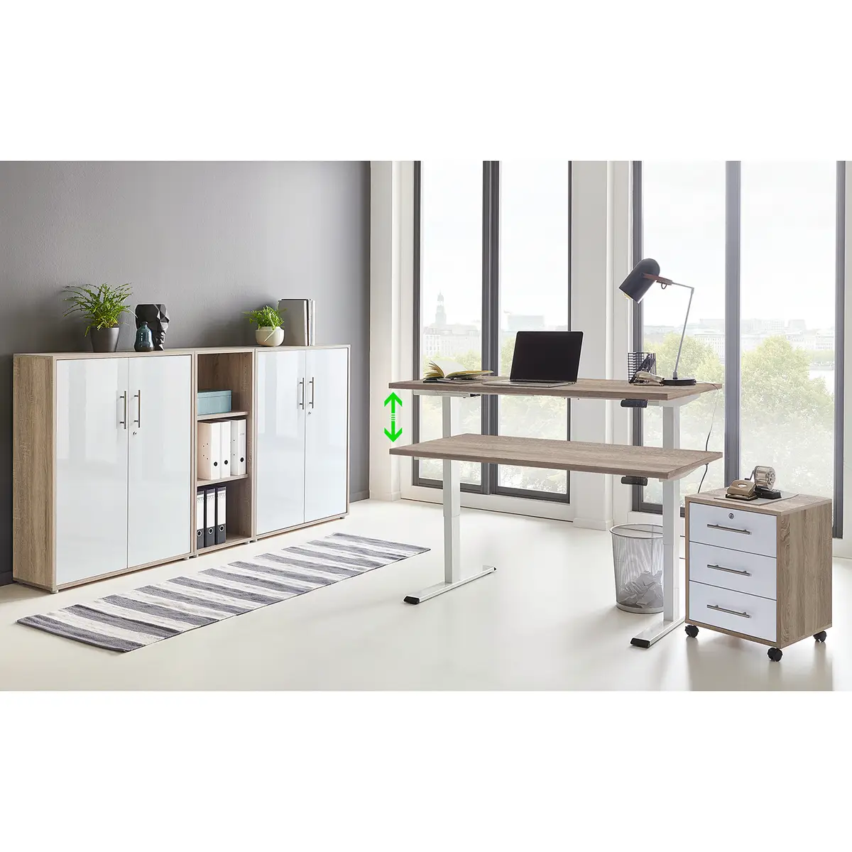 Büroset XIII 5-teilig | Braun