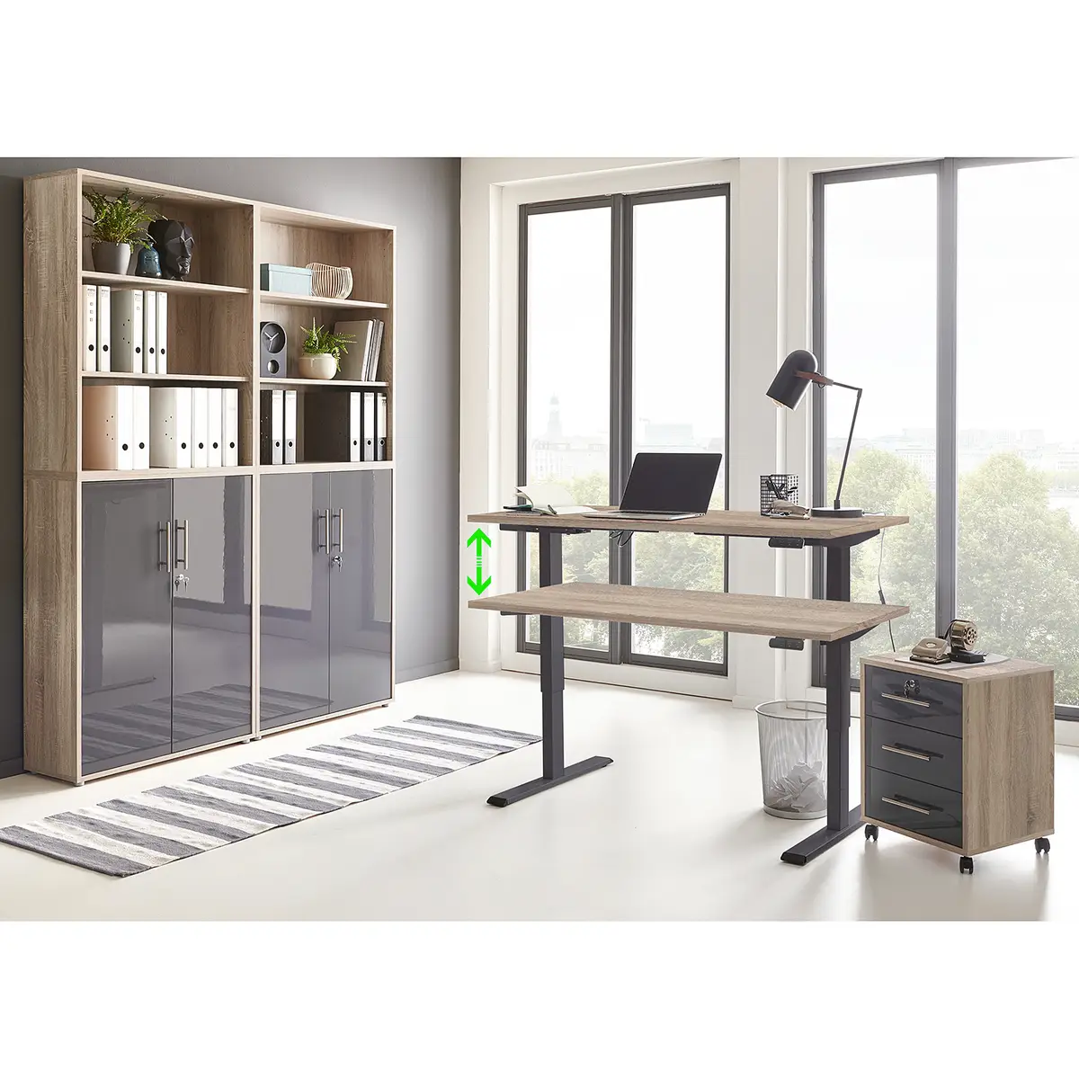 Büroset XVI 6-teilig | Braun