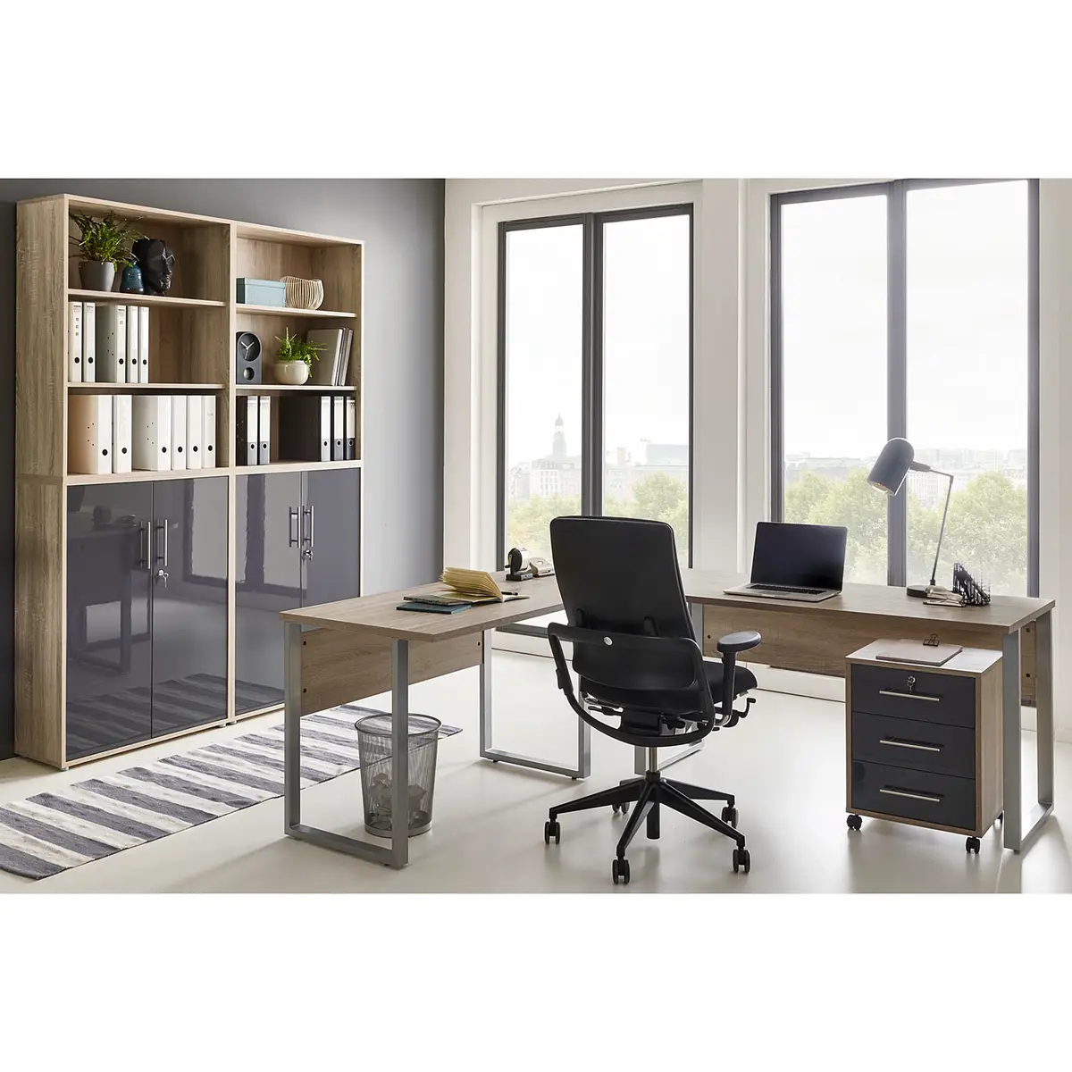 Büroset XVII 6-teilig | Braun