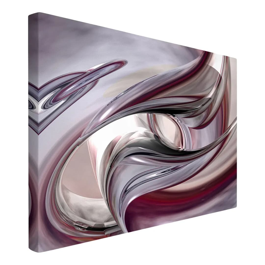 Leinwandbild Illusionary I | Lila