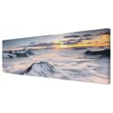 Leinwandbild Blick über Wolken | Weiß