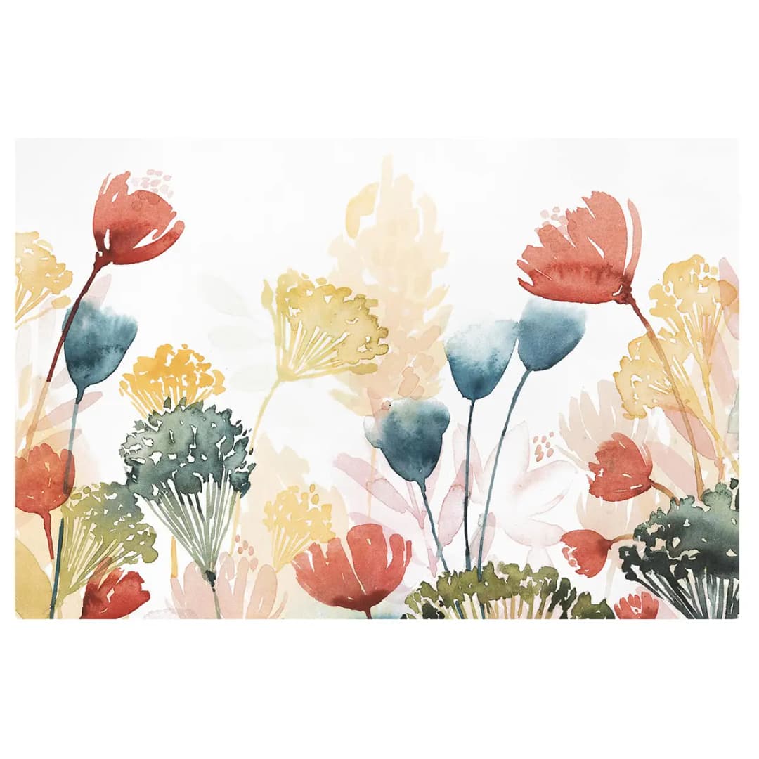 Leinwandbild Wildblumen im Sommer VII | Mehrfarbig