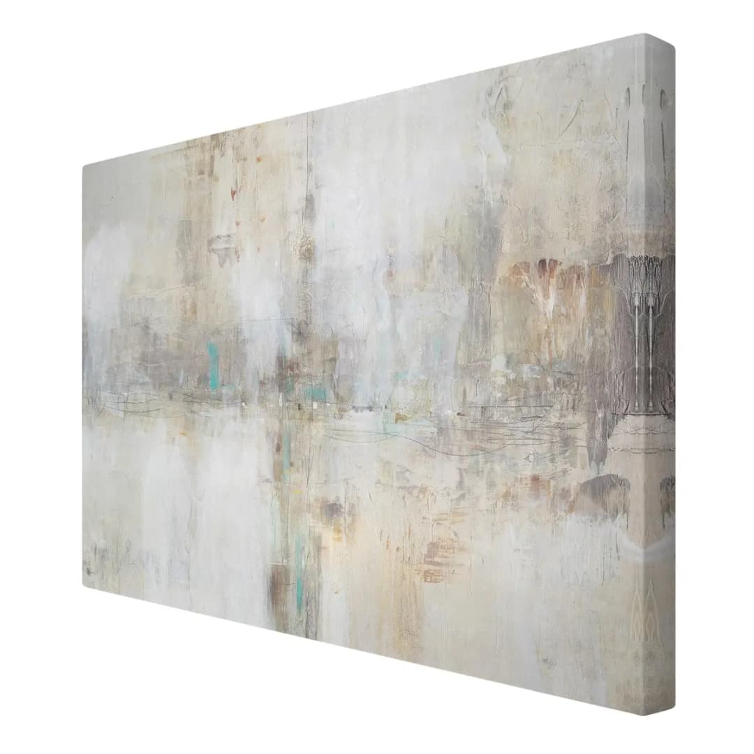 Leinwandbild Essenz II | Grau