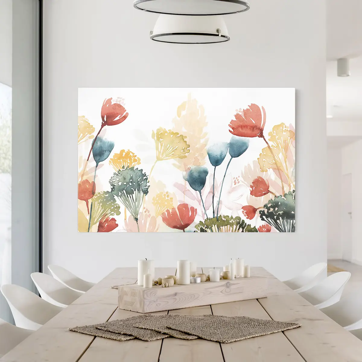 Leinwandbild Wildblumen im Sommer VIII | Mehrfarbig