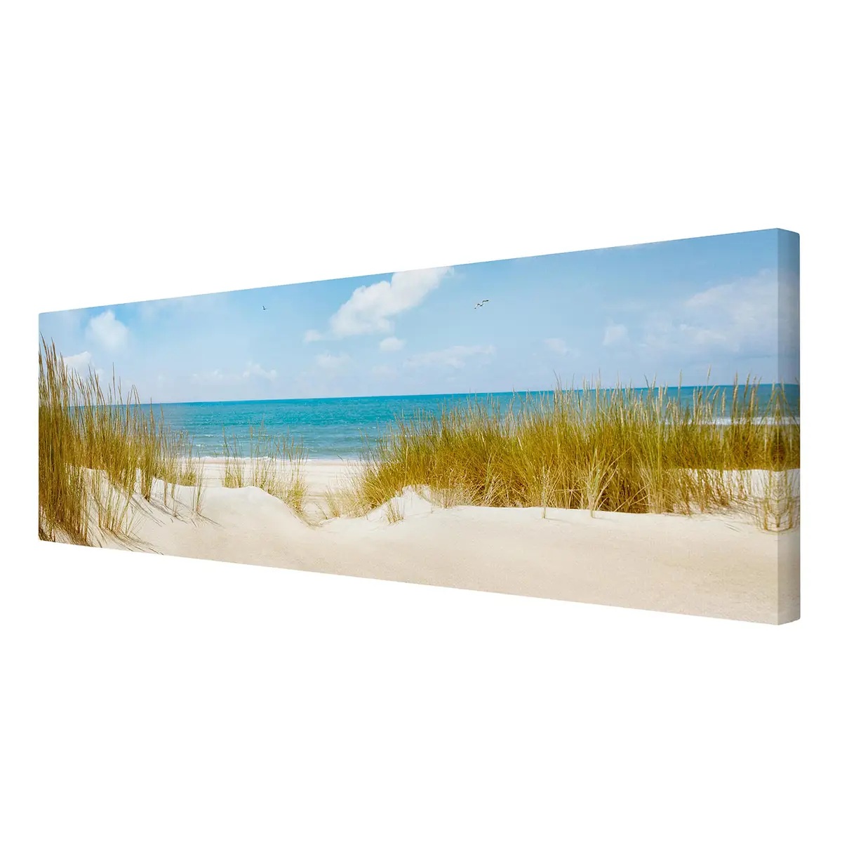 Leinwandbild Strand an der Nordsee II | Beige