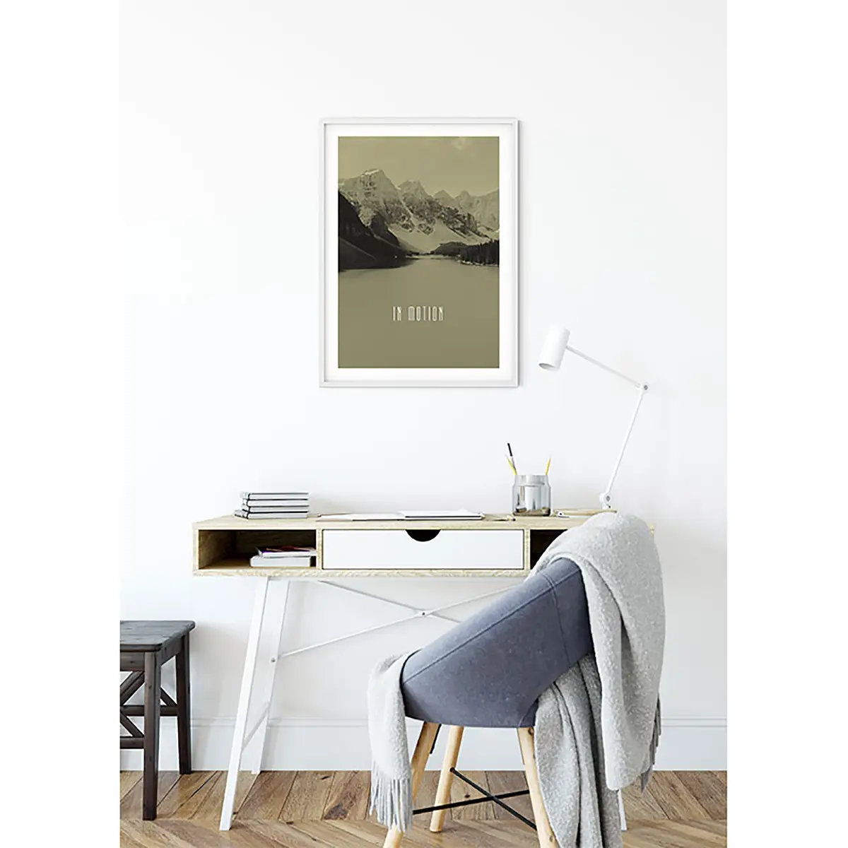 Wandbild Word Lake In Motion | Mehrfarbig